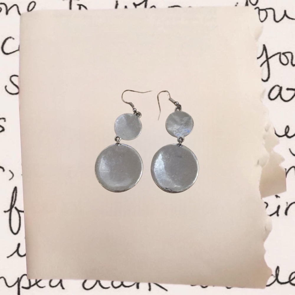 Floral Circular Statement Earrings - image 3